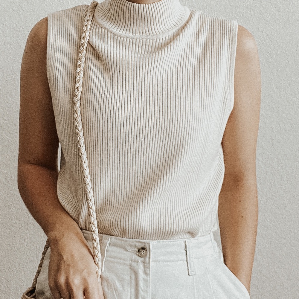 sweater tank top